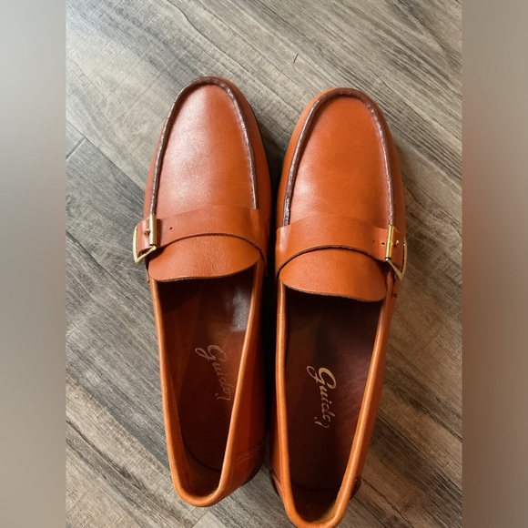 GUIDO 1952 Moccasin Simple Sole 4220 Tan VC Size 11 - Picture 2 of 6
